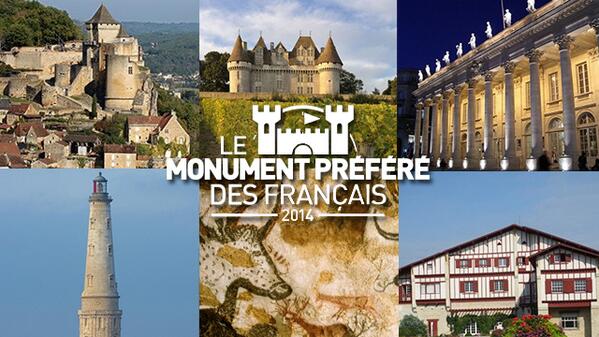 Votez pour votre monument préféré et soutenez la région #Aquitaine ! @France2 france2.fr/emissions/le-m…