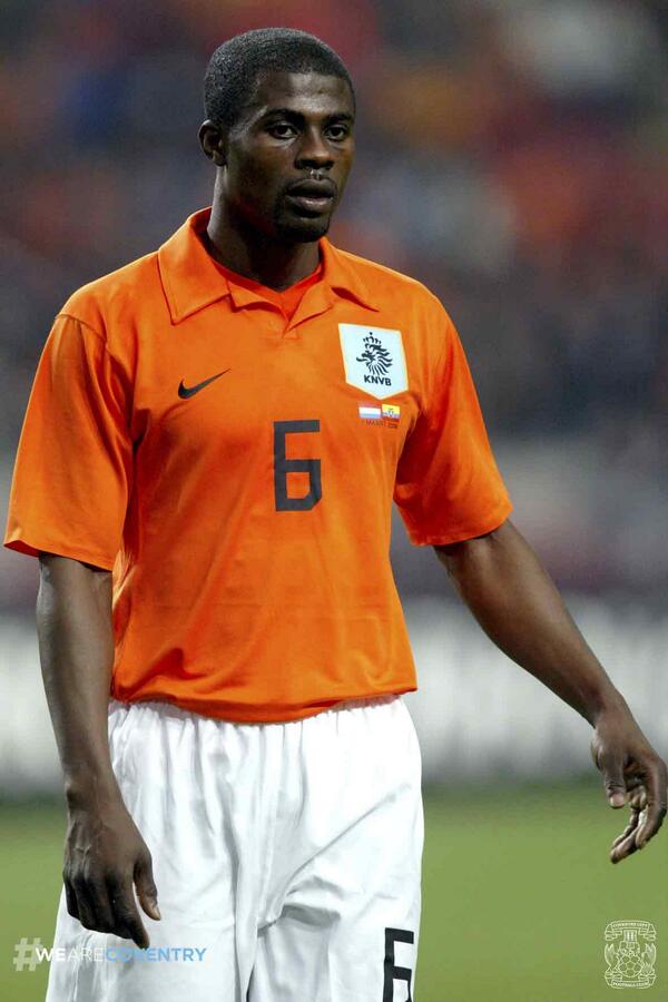CoventryCityFC's tweet photo. .@george1boateng played 57 games for #skyblues from 97-99. He played for #HOL 4 times in his career #HOLESP #WorldCup http://t.co/LjvElqw7K3
