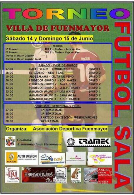 AD_FUENMAYOR's tweet photo. Mañana arranca nuestro Torneo... Os esperamos¡¡¡ http://t.co/woXUXvyP75