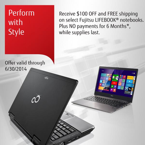 shopfujitsu's tweet photo. Check out the limited time special offers from Fujitsu now! http://t.co/Z8H3uOM2rK http://t.co/ZsQecwAalB