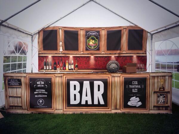 SAR_Events's tweet image. Who likes the new Sant'Angelo mobile @Yorkshire bar? There's even a photo of Geoff Boycott in there. Can you spot it?