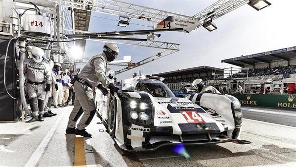 The Porsche 919 Hybrid will start 2nd and 4th tomorrow at the 24 Hours of Le Mans. #LM24