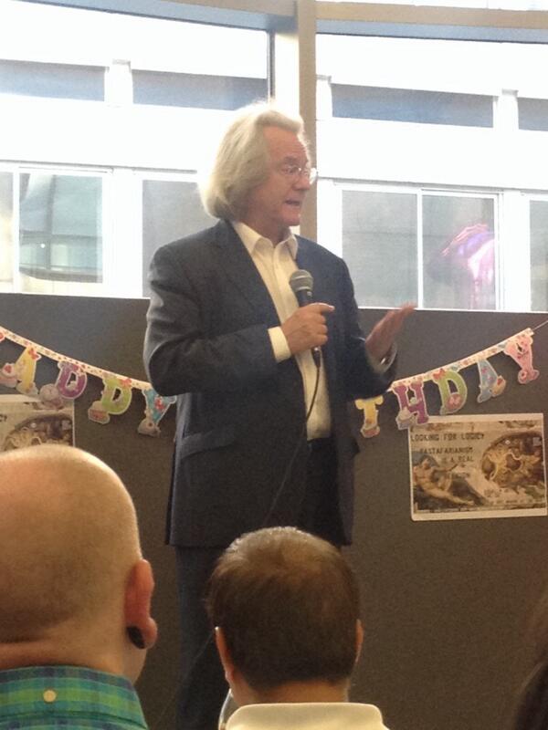 'The sound of tyranny is silence.' AC Grayling speaking on freedom of expression for <a href="/sbatheistsoc/">LSBU Atheist Society</a>'s birthday event