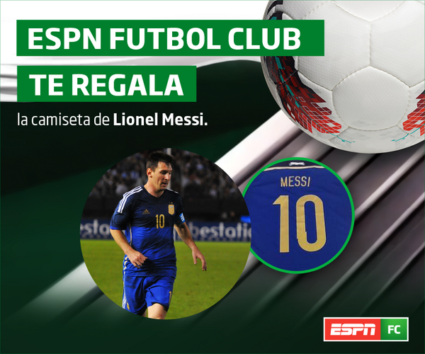 ESPNFutbolClub's tweet photo. [Concurso - Sólo Argentina] #LaDeMessiFC Seguí a @ESPNFutbolClub y dale RT a este tweet para participar. http://t.co/KzT0Dd3F6D