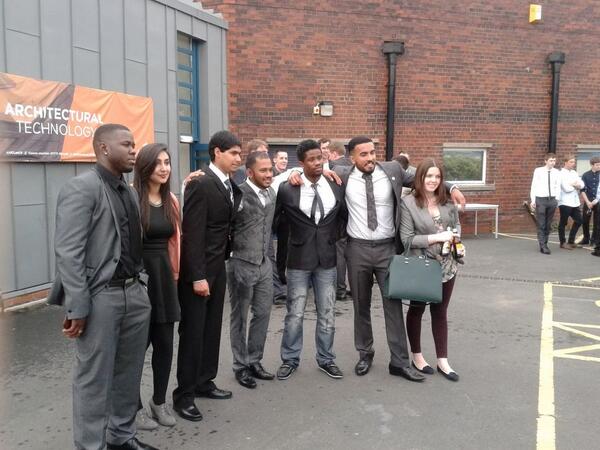 ATDS14's tweet photo. Some of the graduates at the degree show. http://t.co/QAJV3Um824