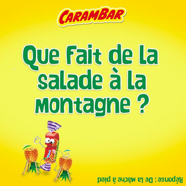 Scarica Gratis Images Carambar On Twitter Blague Carambar Que Fait De La Salade A La actualisé par