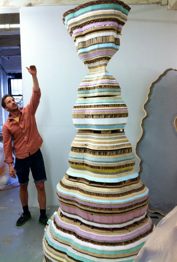 WaveHill's tweet photo. In the studio with Reade Bryan - his show opens in the #SunroomProjectSpace @WaveHill July 13 http://t.co/nzYsbdXqKs http://t.co/zElexsinrZ
