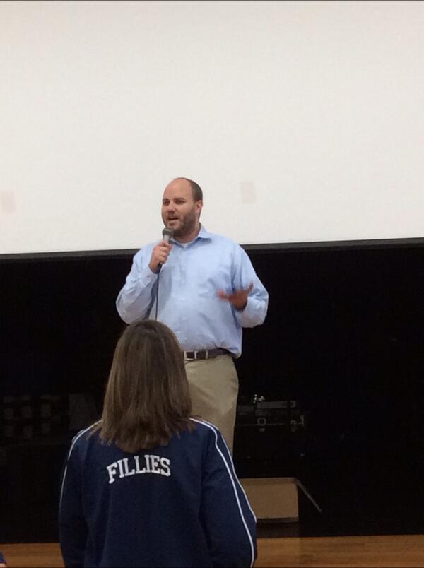 AngelaHammonds's tweet photo. @chadtheteacher Discussing the rules of LAD #icafelc http://t.co/6wPsya30My