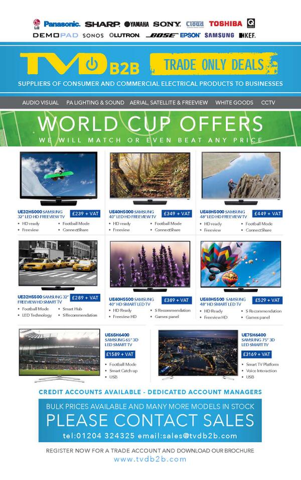 Check out our World Cup Brochure Now