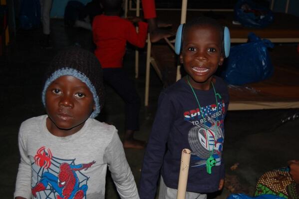 52for1's tweet photo. These boys will tell you, it does get cold in Mozambique! http://t.co/B0tsDofaDv