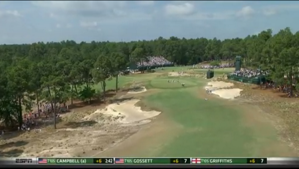 PersonalizeGolf's tweet photo. Looking mighty dry out there at the #USOPEN on day 2... #Pinehurst #Pinehurst2014  #usopen2014 http://t.co/O6LZssnVtS