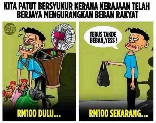 Image result for Gambar GST membebankan rakyat