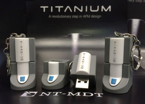 NTMDT's tweet photo. #Tweetanium fever! Look what arrived today! Its a mini usb model of our new AFM #minimicroscope #usb #Titanium #AFM http://t.co/MQjd3TE8D2