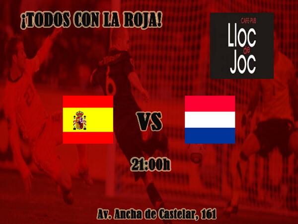 HOY EMPIEZA EL MUNDIAL PARA LA ROJA! ESPAÑA-HOLANDA EN LLOC DE JOC  youtube.com/watch?v=bVN5zo…
