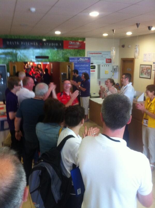 Athletes leaving after a great day <a href="/soireland/">Special Olympics Ireland</a> #sogames2014
