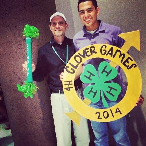 shawntechateau's tweet photo. Clover game #winners! #2014roundup #thatshowweroll http://t.co/QYYdS5XJVg