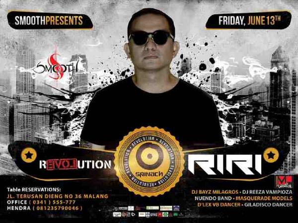 Revolution with DJ Riri Mestica,, let's rrawwks party people !! Cc : <a href="/eventmalang/">Event Malang</a>  @gaulmalang <a href="/acaraapa_com/">acaraapaDotcom</a>