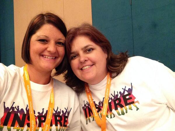 SDteach3's tweet image. Rockin my new INSPIRE T-Shirt with @auspies at #ECET2!