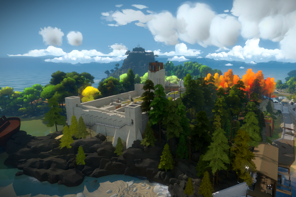 verge's tweet photo. The Witness is the modern day Myst you've been waiting for http://t.co/9MZzrrR0ce http://t.co/hXyaopOZCh