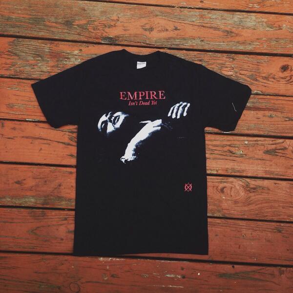 We have a very limited, brand new shirt up in our online store plus ALL OLD MERCH for $5! Empirenc.bigcartel.com