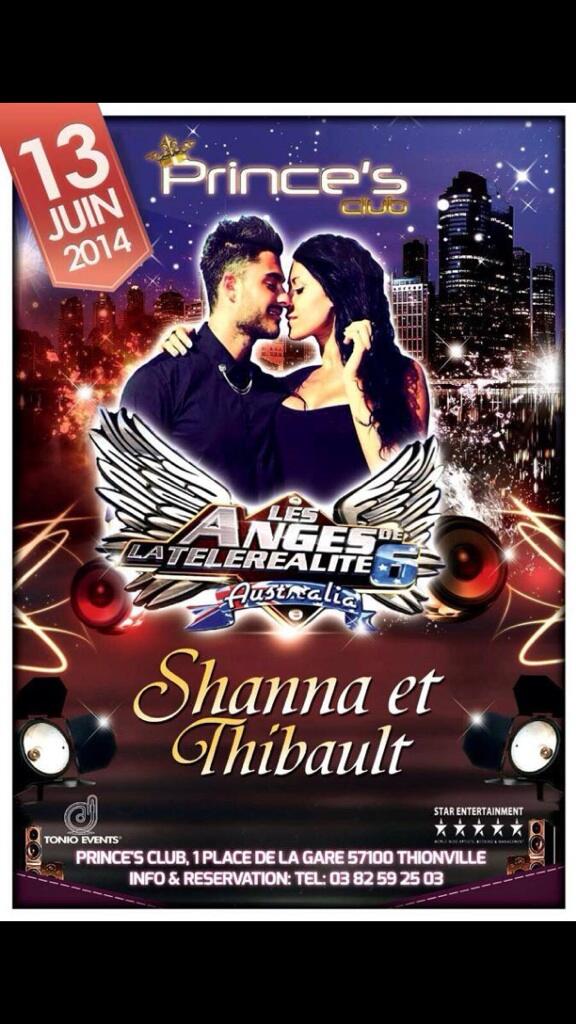 PrincesClub1's tweet photo. Rdv ce soir @Shannakress83 et @thibaultmiami des ANGES DE LA TÉLÉ RÉALITÉ au Prince's !! À ce soir Y'EN A ASSEZ !! http://t.co/pALLTxxwQZ