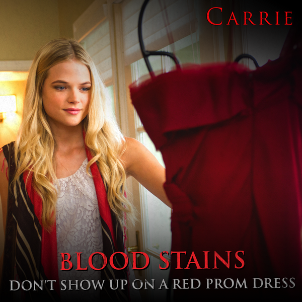 Don't go to #prom on #Fridaythe13th, re-live the horror from home on Blu-ray™ &amp; DVD! bit.ly/Carrie_Bluray