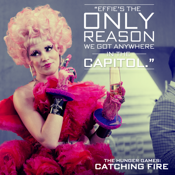 TheHungerGames's tweet photo. What do you love about #EffieTrinket? RT with your answer! http://t.co/JTFSTcBM3C