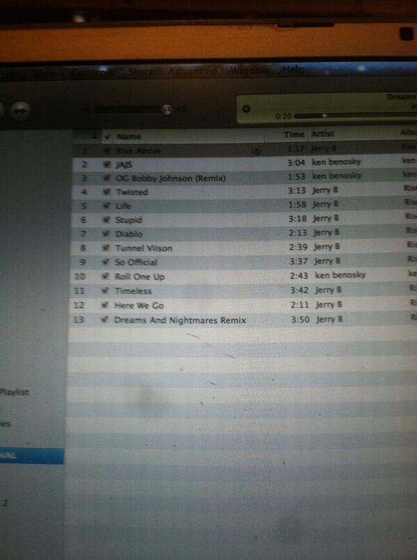 Jewimiah's tweet photo. Peep tha tracklist #RiseAbove #June18 http://t.co/PPwNIIPng4