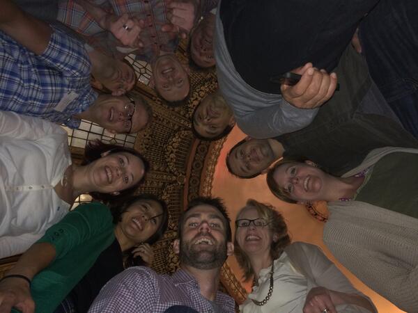 coreyac's tweet image. RT @peckm151: Table 29!!!! two days of creative inspiration. #sgms14 #tobeapartner