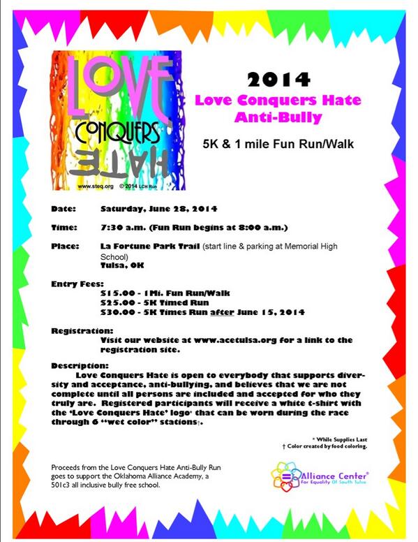 TribeTwoSpirit's tweet image. Let's help the kids out! Only two more days for the discount price! 
oklahomaalliance.org #StopBullying #equality