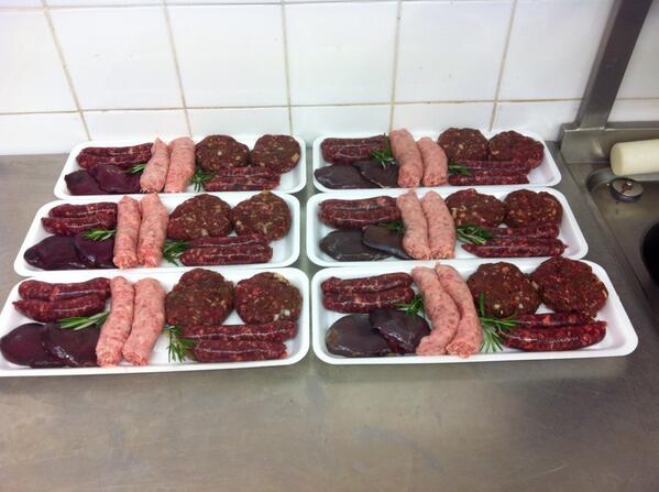 New BBQ packs £10 venison sausage, Italian style venison burgers, Cumberland sausage and pigeon breast!!