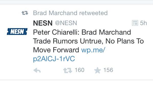 BruinsDiehards's tweet photo. Even Marchy wants everyone to know http://t.co/Js5EtZCY9J