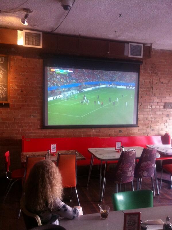 Incase you didn't know!. We got the #WorldCup playing on 2 projectors. All day. Everyday!