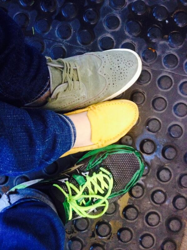 BigPawMarketing's tweet photo. Wearing our Aussie inspired shoes for good luck. Let's go #Soccerroos!!! http://t.co/cOgdKtYTRt