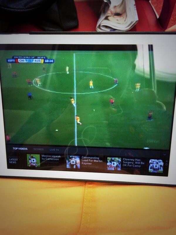 MeganFlood11's tweet image. #CommuterSolutions - dedicated #WorldCup2014 watching. #CHIvsAUS