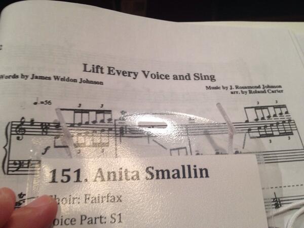 #lifteveryvoiceandsing gets me every time #raiseitup #anthemforamerica