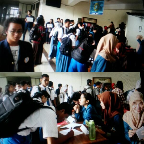 suasana registrasi :D