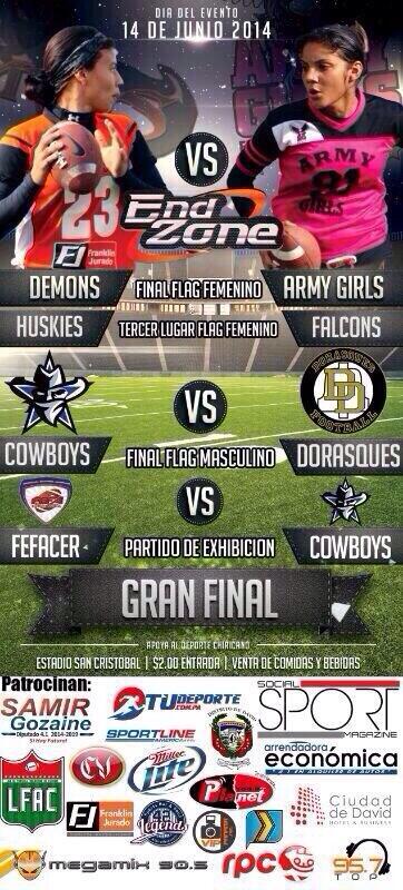Acompáñanos a la gran final de la <a href="/LFAChiriqui/">LFAC</a> el mejor flag de chiriqui mañana a las 13 de junio desde las 3:30
