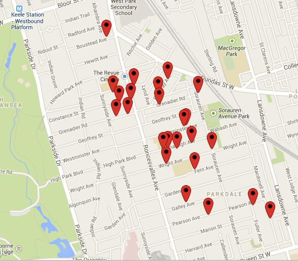 roncesyardsale's tweet image. #RoncesvallesAreaYardSale map is out!  #toronto #roncesvalles #RoncyRocks