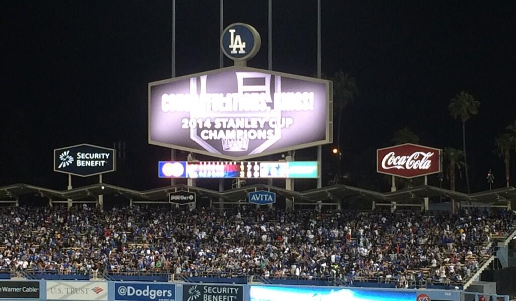 Los Angeles Dodgers on Twitter: "Dodger Stadium explodes as the ...