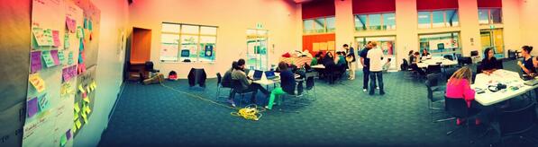 lifehackHQ's tweet image. Heads back down at #LifehackNorthland after the arvo check in. Some amazing progress already! #wellbeingtech