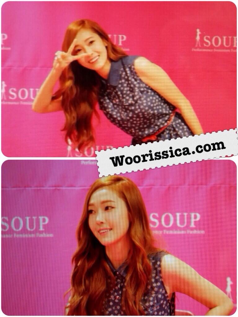 [PIC][14-06-2014]Jessica tham dự buổi fansign lần 2 cho thương hiệu "SOUP" vào trưa nay BqENrUgCUAAaj1C