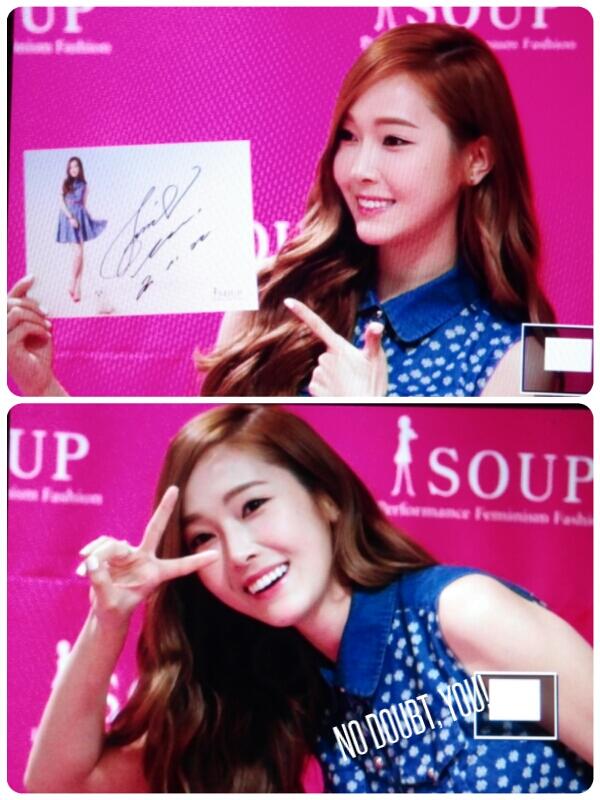 [PIC][14-06-2014]Jessica tham dự buổi fansign lần 2 cho thương hiệu "SOUP" vào trưa nay BqERzHZCEAA1h7O