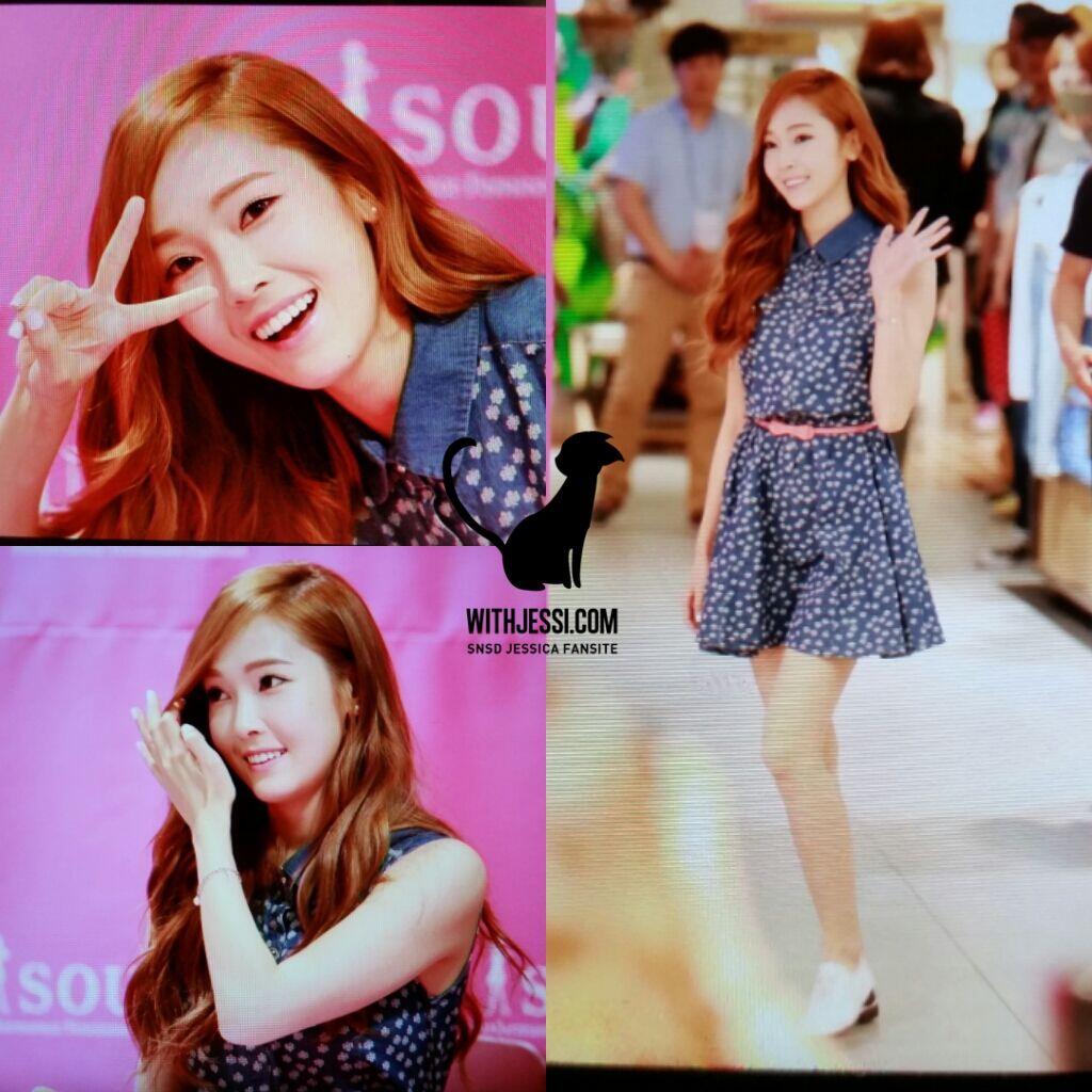 [PIC][14-06-2014]Jessica tham dự buổi fansign lần 2 cho thương hiệu "SOUP" vào trưa nay BqEYQYmCIAEIpYc