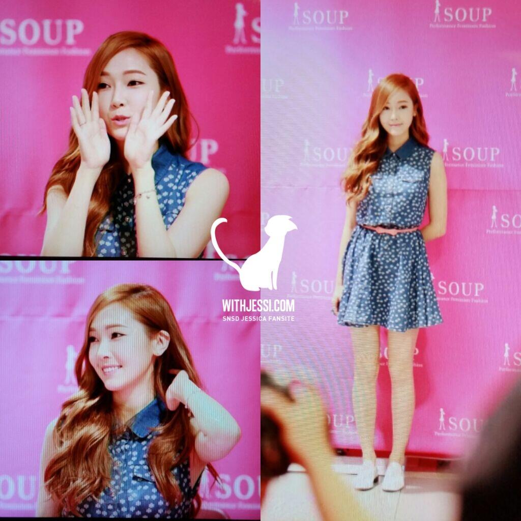[PIC][14-06-2014]Jessica tham dự buổi fansign lần 2 cho thương hiệu "SOUP" vào trưa nay BqEYUgXCAAIBsM2