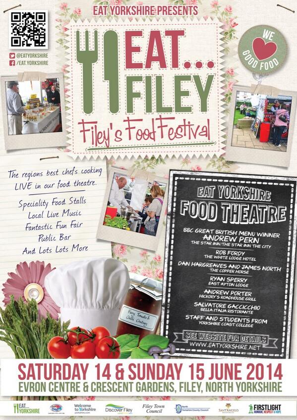 FileyFoodFest's tweet image. Good morning foodies. Today's the day! We'll be kicking off in the Evron Centre and Crescent Gardens from 10am :0)