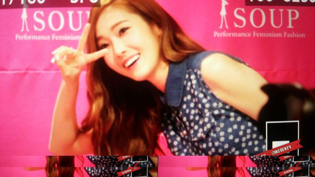 [PIC][14-06-2014]Jessica tham dự buổi fansign lần 2 cho thương hiệu "SOUP" vào trưa nay BqEhxSiCcAA0rYJ