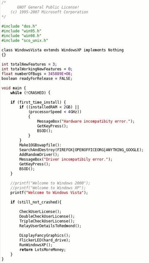 bitoulas's tweet image. After a long #search the #source  #code of #Windows #Vista was finally found. Enjoy!