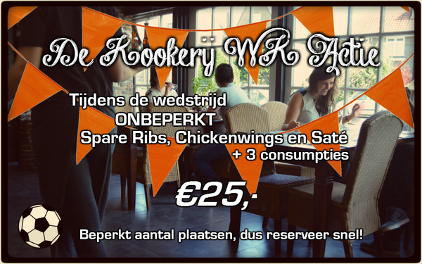 De Kookerij WK Actie! Meer informatie: facebook.com/photo.php?fbid… <a href="/Iedereenuitoss/">Iedereen uit Oss</a> <a href="/Oss_Nieuws/">Oss Nieuws</a> <a href="/BedrijvigOss/">Bedrijvig Oss</a> <a href="/Oss_Nieuws/">Oss Nieuws</a>
