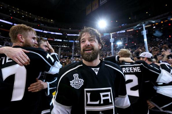 NHL's tweet photo. .@LAKings' Justin Williams won the Conn Smythe after a thrilling 2OT Game 5 victory. Read: http://t.co/zcW0iGfKe1 http://t.co/pv1Oz98bsk